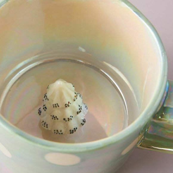 Anthropologie Snowbound Tree Figurine Mug - Picture 2 of 2